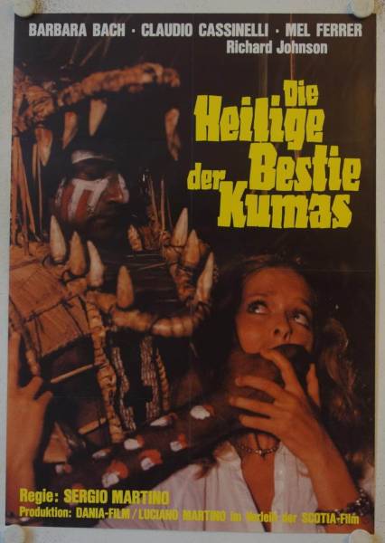 Die heilige Bestie der Kumas originales deutsches Filmplakat
